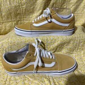 Vans Men's Old Skool Sneakers in Golden Yellow Skateboarding Shoes‎ SZ 6.5